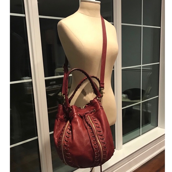Rebecca Minkoff Bucket Bag - Burgundy/Red - Picture 2 of 8